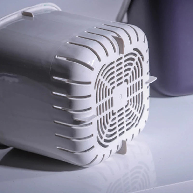 Innovative Plastic Kitchen Food Waste Trash Can Compost Drainer Rubbish Container